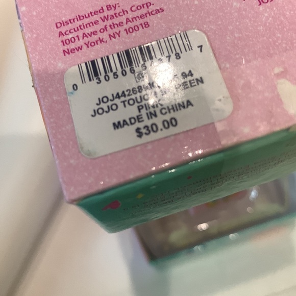 New $30 ACCUTIME Kid's Jojo Siwa Pink Silicone Strap Touchscreen Watch - Picture 4 of 4